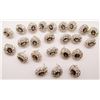 Image 2 : JEWELER'S LOT: (12)PAIRS OF PIERCED STUD EARRINGS