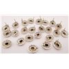 Image 3 : JEWELER'S LOT: (12)PAIRS OF PIERCED STUD EARRINGS