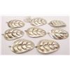 Image 2 : JEWELER'S LOT! (8)STERLING LEAF PENDANTS