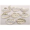 Image 3 : JEWELER'S LOT! (8)STERLING LEAF PENDANTS