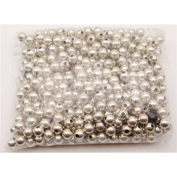LOT OF STERLING BEADS FOR JEWELRY MAKING