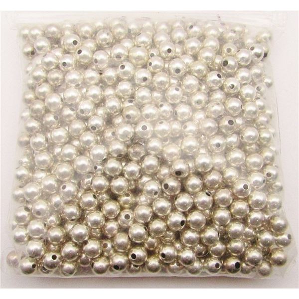 LOT OF STERLING BEADS FOR JEWELRY MAKING