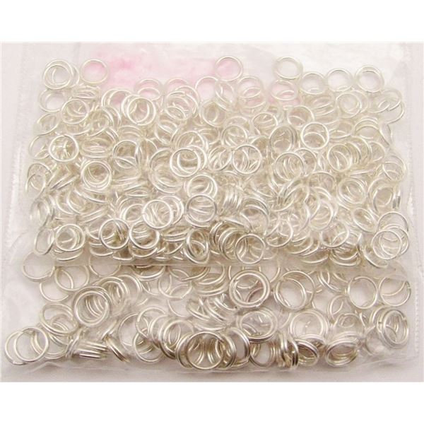 JEWELRY MAKING LOT: BAG OF 925 CIRCULAR JEWELRY
