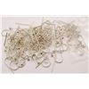 Image 2 : LARGE LOT OF STERLING PIERCED EARRING POSTS