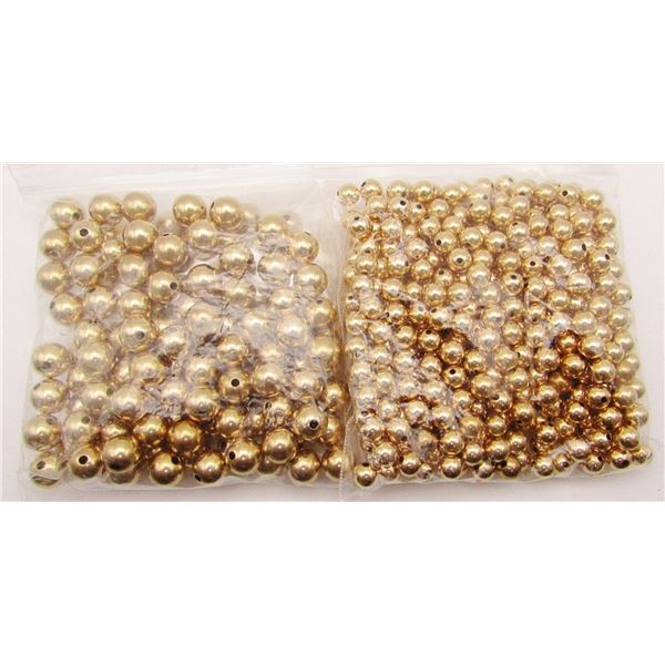 JEWELERY MAKING LOT: GOLD FILLED JEWLERY BEADS