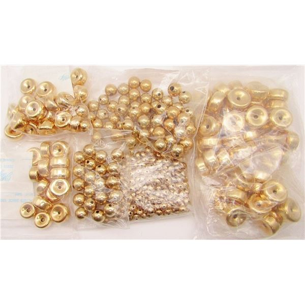 JEWELRY MAKING LOT: GOLD FILLED JEWELRY BEADS