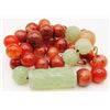 Image 1 : VINTAGE MULTI COLORED JADE BEADED NECKLACE