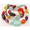 Image 1 : MULTI COLORED STONE/PEARL FASHION NECKLACE