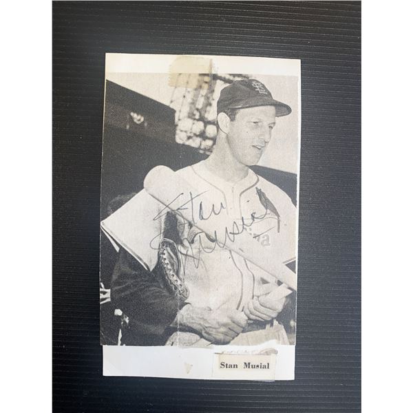 St. Louis Cardinals Stan Musial Signed Photo