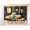 Image 1 : I'll Cry Tomorrow  original 1955 vintage lobby card