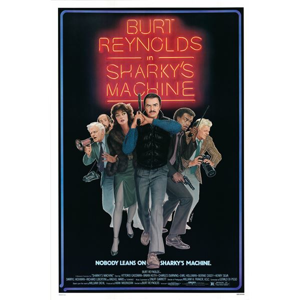 Sharky's Machine original 1981 vintage one sheet movie poster