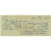 Image 1 : Rod Steiger signed check