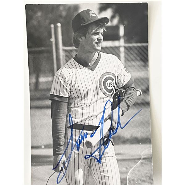 Chicago Cubs Scott Fletcher signed photo