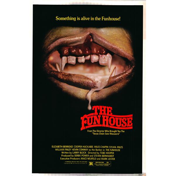 The Funhouse  original 1981 vintage one sheet movie poster