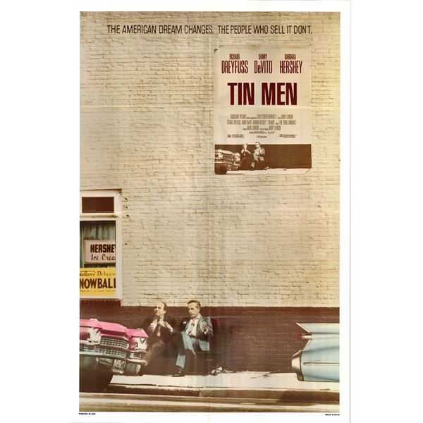 Tin Men original 1987 vintage movie poster