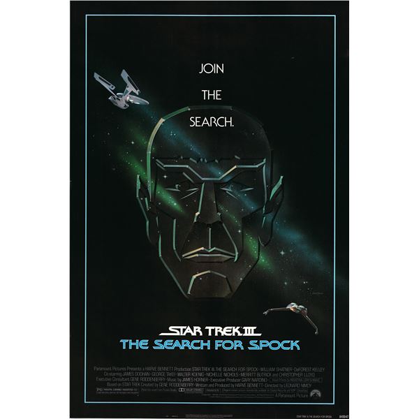 Star Trek III: The Search for Spock original 1984 vintage one sheet movie poster