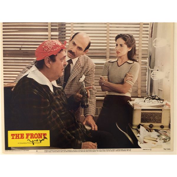 The Front signed lobby card