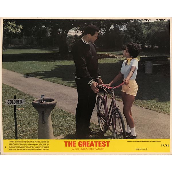 The Greatest original 1977 vintage mini lobby card
