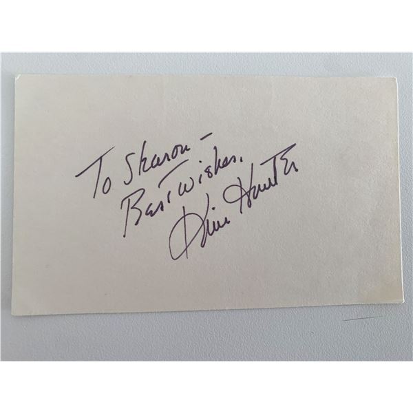 Kim Hunter original signature