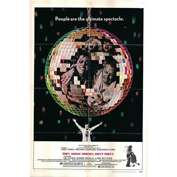 They Shoot Horses, Don't They? original 1969 vintage movie poster