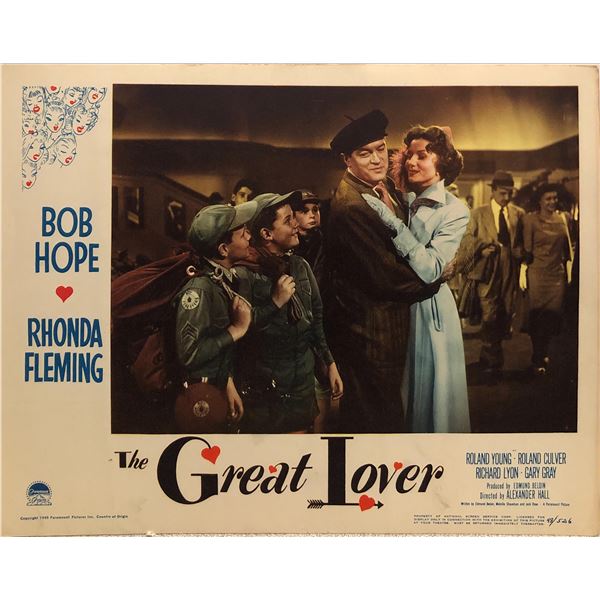 The Great Lover original 1949 vintage lobby card