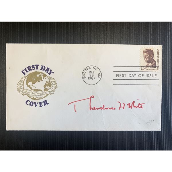 Theodore Harold White signed first day cover