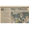 Image 1 : Chris McCarron signed newspaper clipping