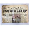 Image 1 : Chicago Daily Tribune Original 1943 Vintage Newspaper