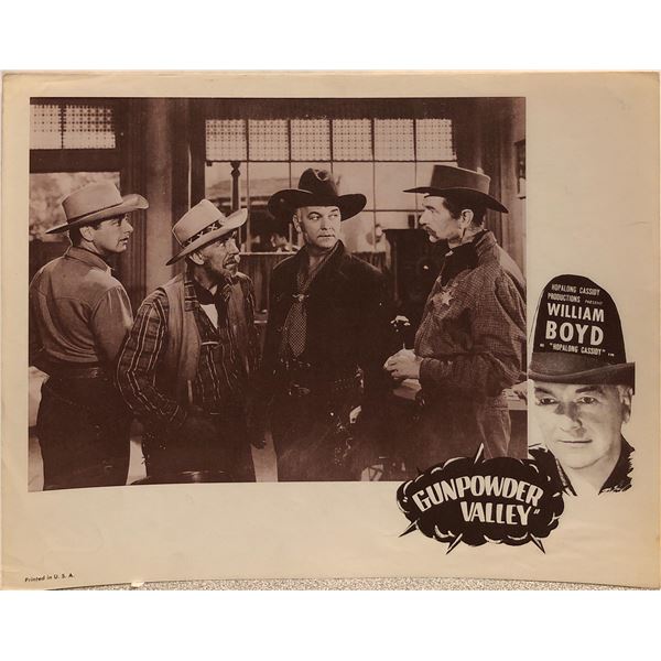 Gunpowder Valley original 1947 vintage lobby card
