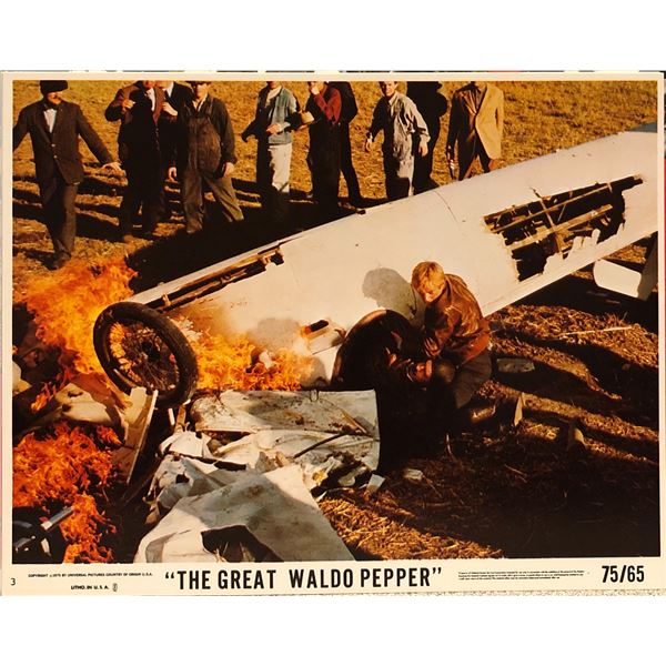 The Great Waldo Pepper original 1975 vintage mini lobby card