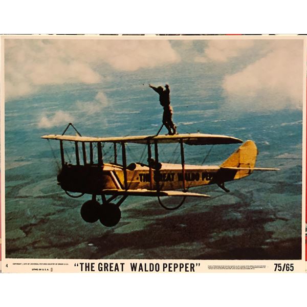 The Great Waldo Pepper original 1975 vintage mini lobby card