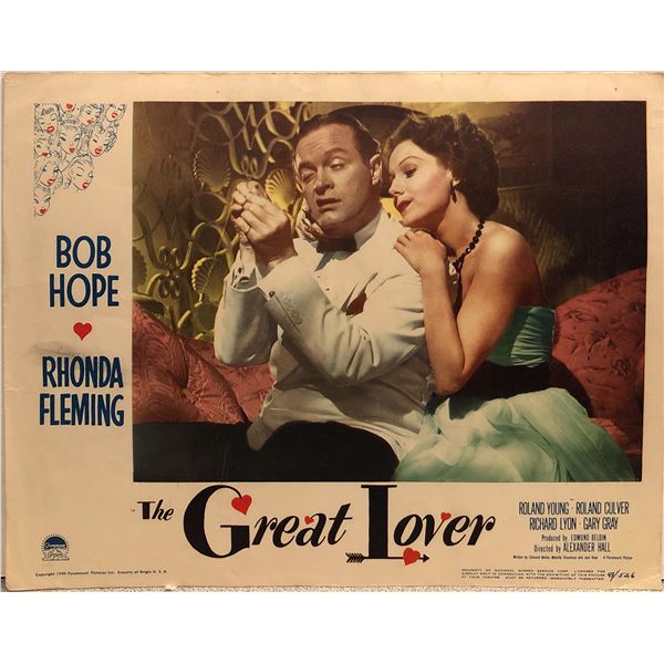 The Great Lover original 1949 vintage lobby card