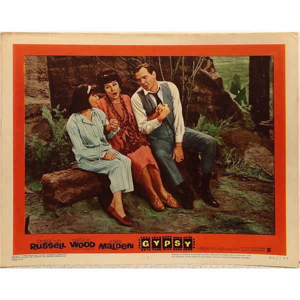 Gypsy original 1962 vintage lobby card