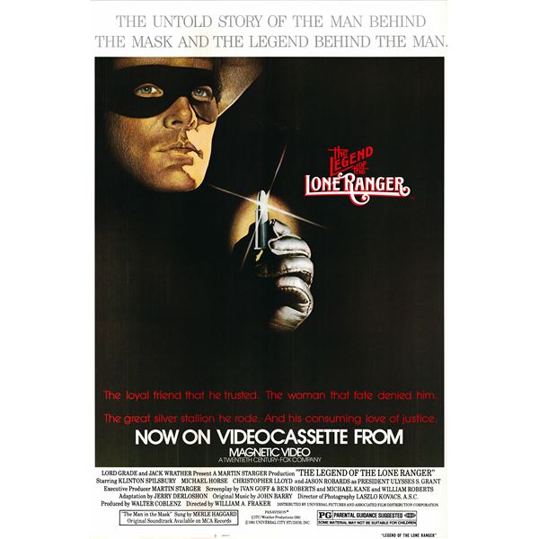 The Legend of the Lone Ranger original 1981 vintage one sheet movie poster