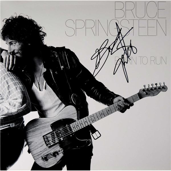 Bruce Springsteen signed Born to Run album