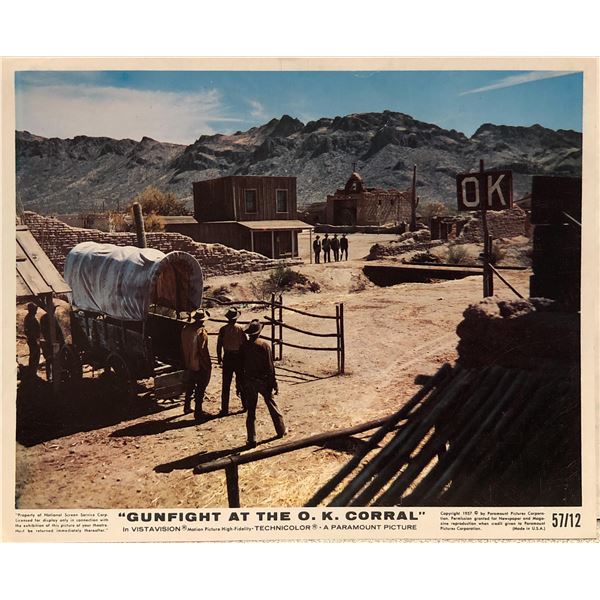 Gunfight at the O.K. Corral original 1957 vintage lobby card