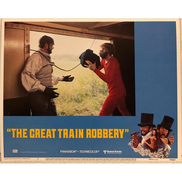 The Great Train Robbery original 1979 vintage lobby card