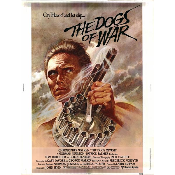 The Dogs of War original 1981 vintage one sheet movie poster