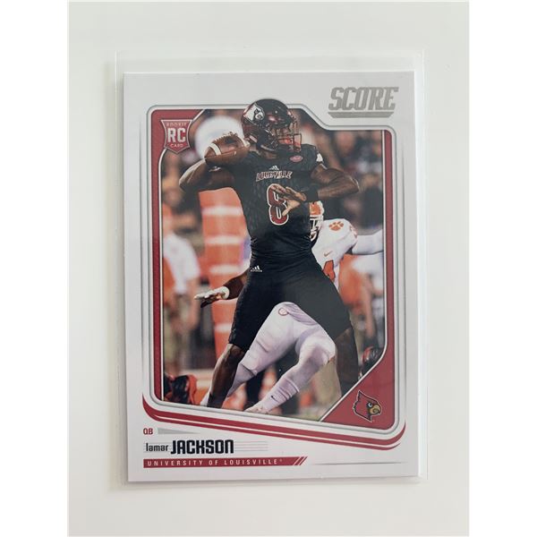 2018 PANINI SCORE #352 LAMAR JACKSON CARD