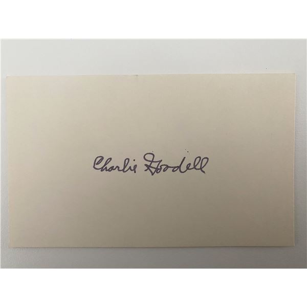 US Senator &  Congressman Charles Goodell  original signature