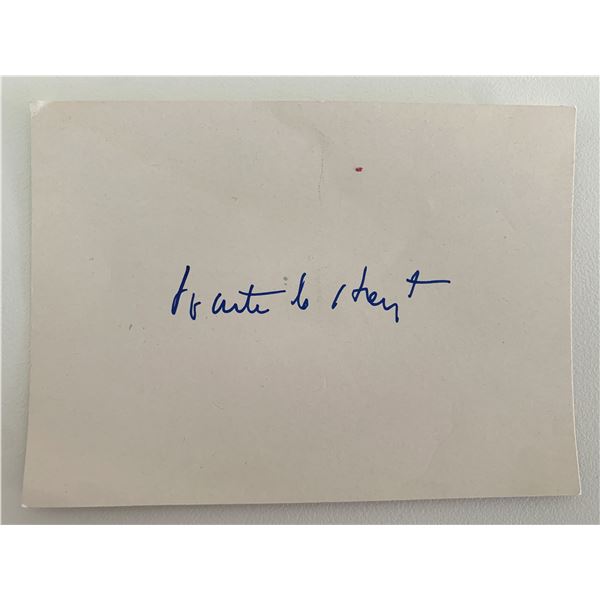 Waite Hoyte original signature