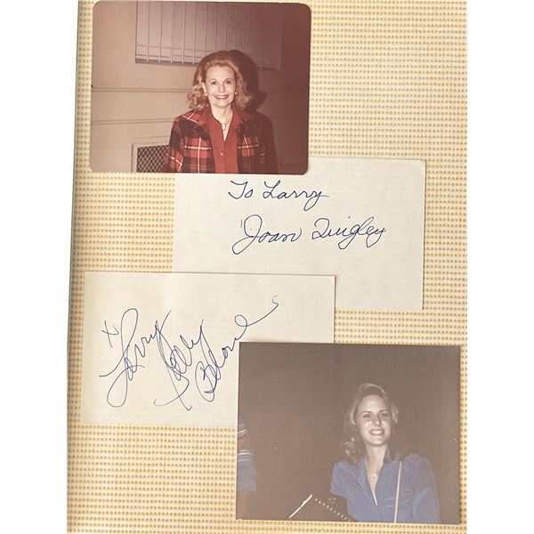 Actress Joan Quigly photo and signature