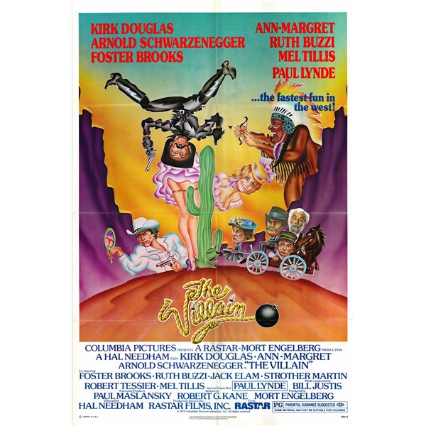 The Villain original 1979 vintage movie poster