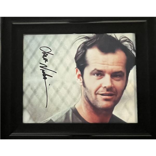 One Flew Over the Cuckoo's Nest Jack Nicholson signed movie photo-Framed