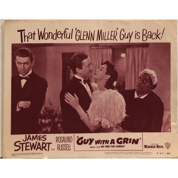 Guy with a Grin original 1954R vintage lobby card