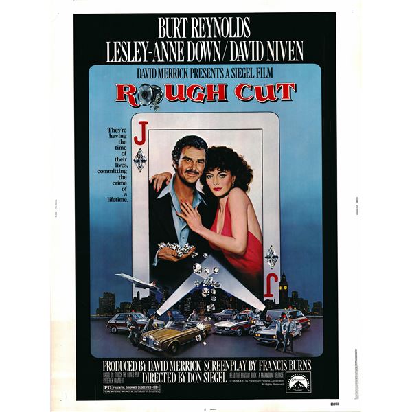 Rough Cut original 1980 vintage one sheet movie poster