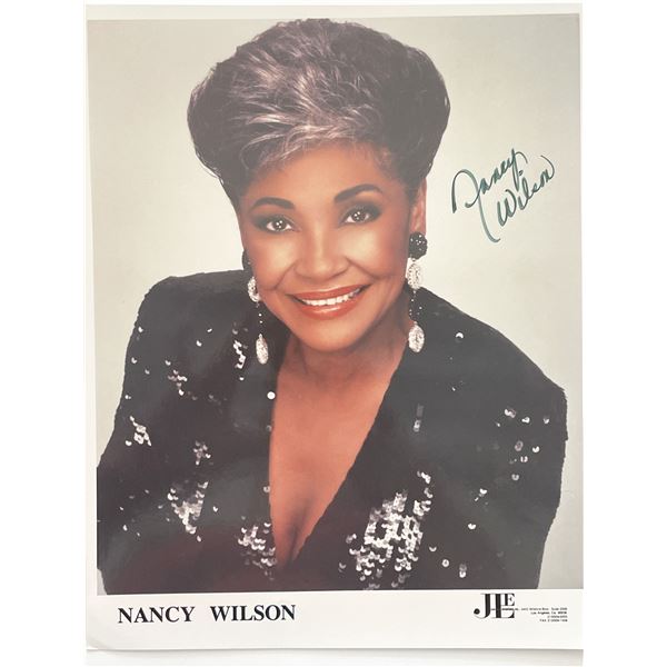 Jazz singer Nancy Wilson signed photo