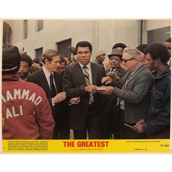 The Greatest original 1977 vintage mini lobby card