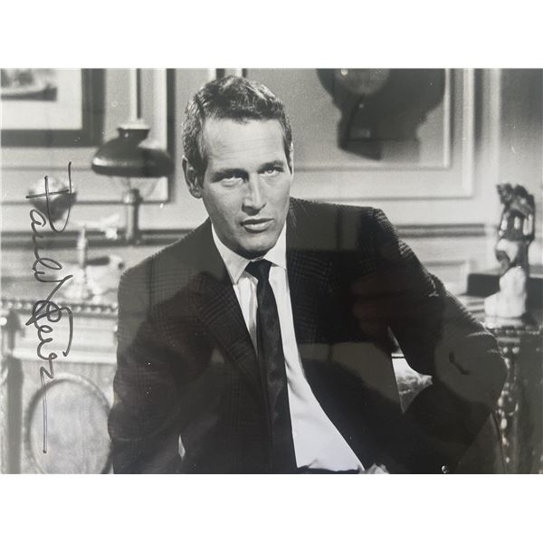 Paul Newman signed  photo