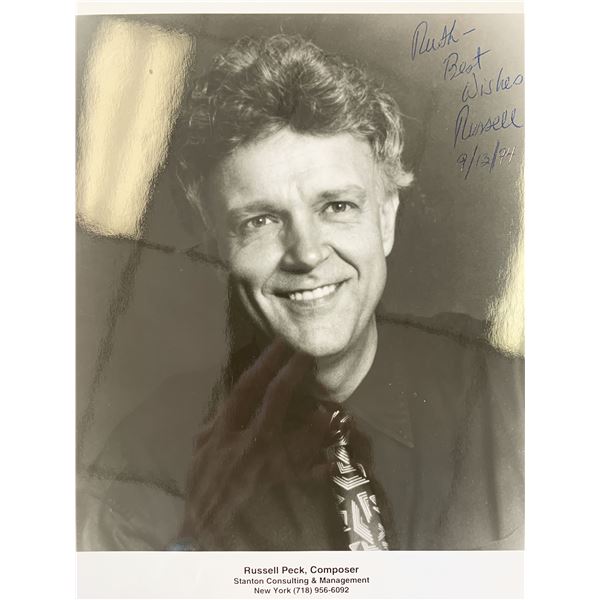 Russell Peck signed photo